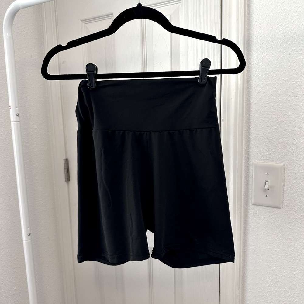 Black biker shorts